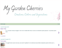 Tablet Screenshot of mygardencherries.blogspot.com