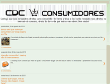 Tablet Screenshot of cdconsumidores.blogspot.com