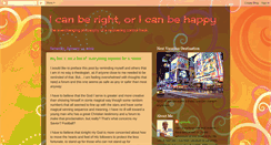 Desktop Screenshot of icanberightoricanbehappy.blogspot.com