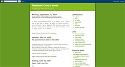 Desktop Screenshot of pisciandocontrovento.blogspot.com