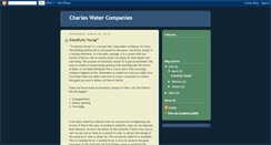 Desktop Screenshot of charleswatercompanies.blogspot.com