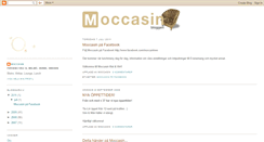 Desktop Screenshot of moccasinbloggen.blogspot.com