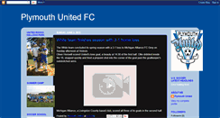 Desktop Screenshot of plymouthunitedforsoccer.blogspot.com