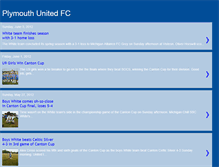 Tablet Screenshot of plymouthunitedforsoccer.blogspot.com