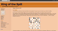 Desktop Screenshot of kingofthespill.blogspot.com