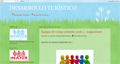 Desktop Screenshot of desarrolloturisticovenezuela.blogspot.com