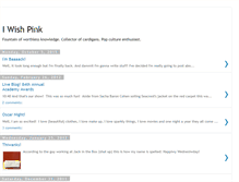 Tablet Screenshot of iwishpink.blogspot.com