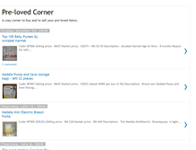 Tablet Screenshot of prelovedcorner.blogspot.com