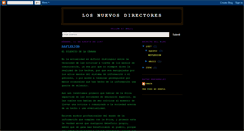 Desktop Screenshot of losnuevosdirectores.blogspot.com