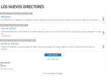 Tablet Screenshot of losnuevosdirectores.blogspot.com