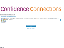 Tablet Screenshot of confidenceconnections.blogspot.com