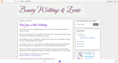 Desktop Screenshot of beautyweddingsscotland.blogspot.com