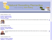 Tablet Screenshot of naturalsweatingremedies.blogspot.com