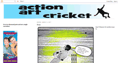 Desktop Screenshot of cricketactionart.blogspot.com