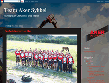 Tablet Screenshot of akersykkel.blogspot.com