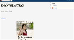 Desktop Screenshot of enyxynematryx.blogspot.com