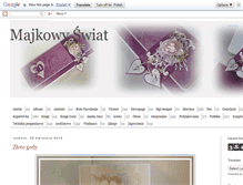 Tablet Screenshot of majkowyswiat.blogspot.com