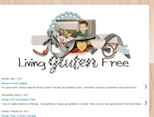 Tablet Screenshot of livingtheglutenfreelife.blogspot.com