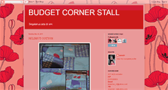 Desktop Screenshot of budgetcornerstall.blogspot.com