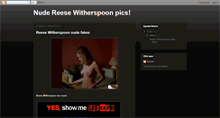 Desktop Screenshot of nude-reese-witherspoon.blogspot.com