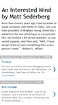 Mobile Screenshot of mattsederberg.blogspot.com
