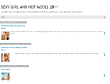 Tablet Screenshot of allnextmodel.blogspot.com