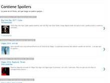 Tablet Screenshot of contienespoilers.blogspot.com
