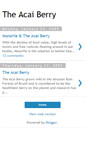 Mobile Screenshot of acaiberry.blogspot.com