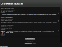 Tablet Screenshot of corporacionquezada.blogspot.com