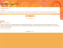 Tablet Screenshot of loving-companion.blogspot.com