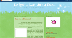 Desktop Screenshot of designs4ewe.blogspot.com