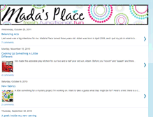 Tablet Screenshot of madasplaceblog.blogspot.com