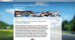 Desktop Screenshot of ncaa-nfl-football-streaming.blogspot.com