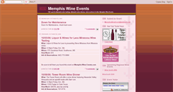 Desktop Screenshot of memphiswineevents.blogspot.com