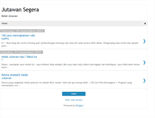 Tablet Screenshot of kejutanjutawan.blogspot.com