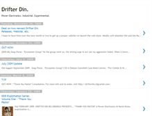 Tablet Screenshot of drifterdinrecordings.blogspot.com
