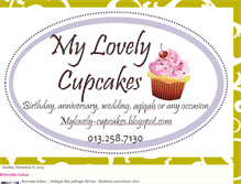 Tablet Screenshot of mylovely-cupcakes.blogspot.com