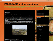 Tablet Screenshot of palabrarioyotrascuestiones.blogspot.com