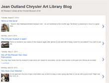 Tablet Screenshot of chryslermuseumlibrary.blogspot.com