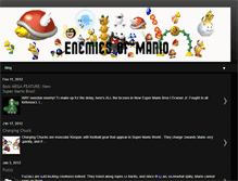 Tablet Screenshot of enemiesofmario.blogspot.com