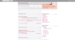 Desktop Screenshot of millirideshop.blogspot.com