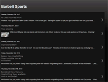 Tablet Screenshot of barbellsports.blogspot.com