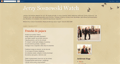 Desktop Screenshot of jerzysosnowskiwatch.blogspot.com