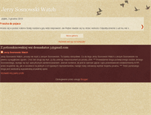 Tablet Screenshot of jerzysosnowskiwatch.blogspot.com