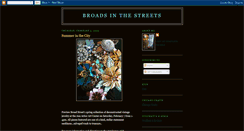 Desktop Screenshot of broadsinthestreets.blogspot.com