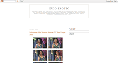 Desktop Screenshot of indoexotic.blogspot.com