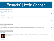 Tablet Screenshot of francislittlecorner.blogspot.com