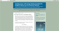 Desktop Screenshot of bioenergyandcancer.blogspot.com