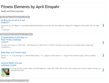 Tablet Screenshot of healthandfitnesselements.blogspot.com