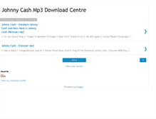 Tablet Screenshot of johnny-cash-mp3-download.blogspot.com